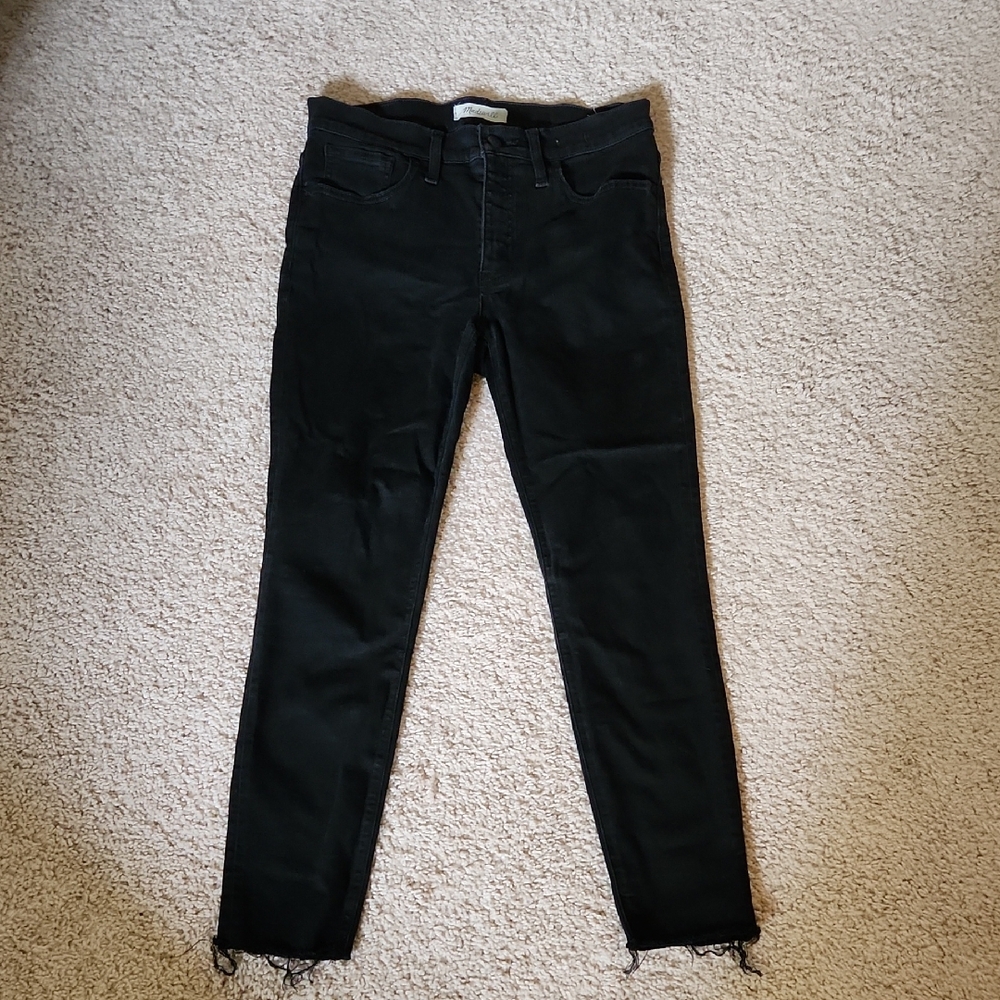 Madewell Black Skinny Roadtripper Jeans - Size 29
